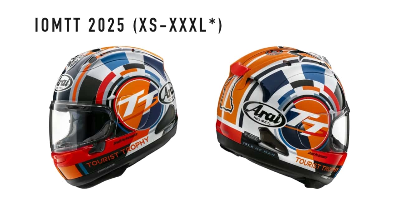 Arai Rx-7V Evo 2025 IoMTT Limited Edition Helmet