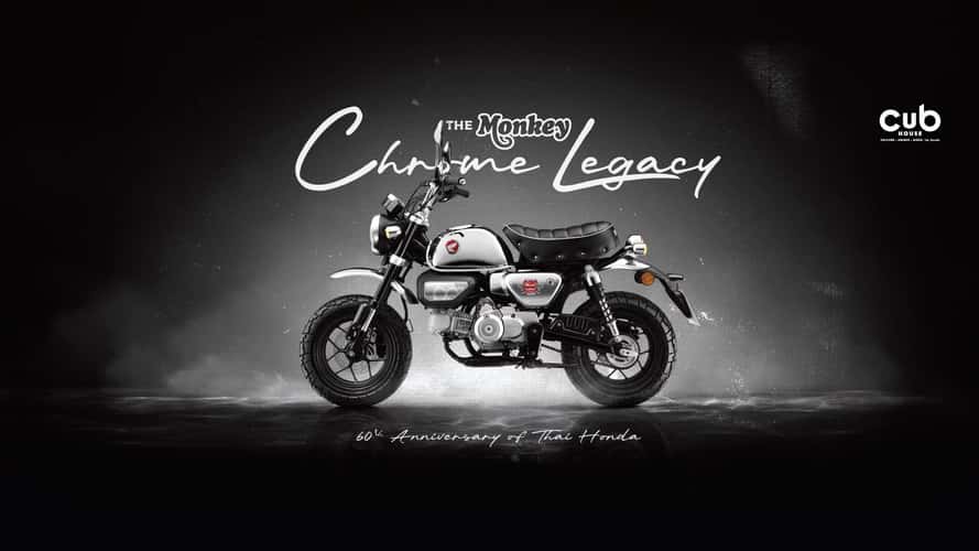 This Special Anniversary Honda Monkey is Shiny and Chrome